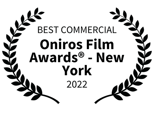The award at the Oniros Film Awards in New York went to the best commercial film.